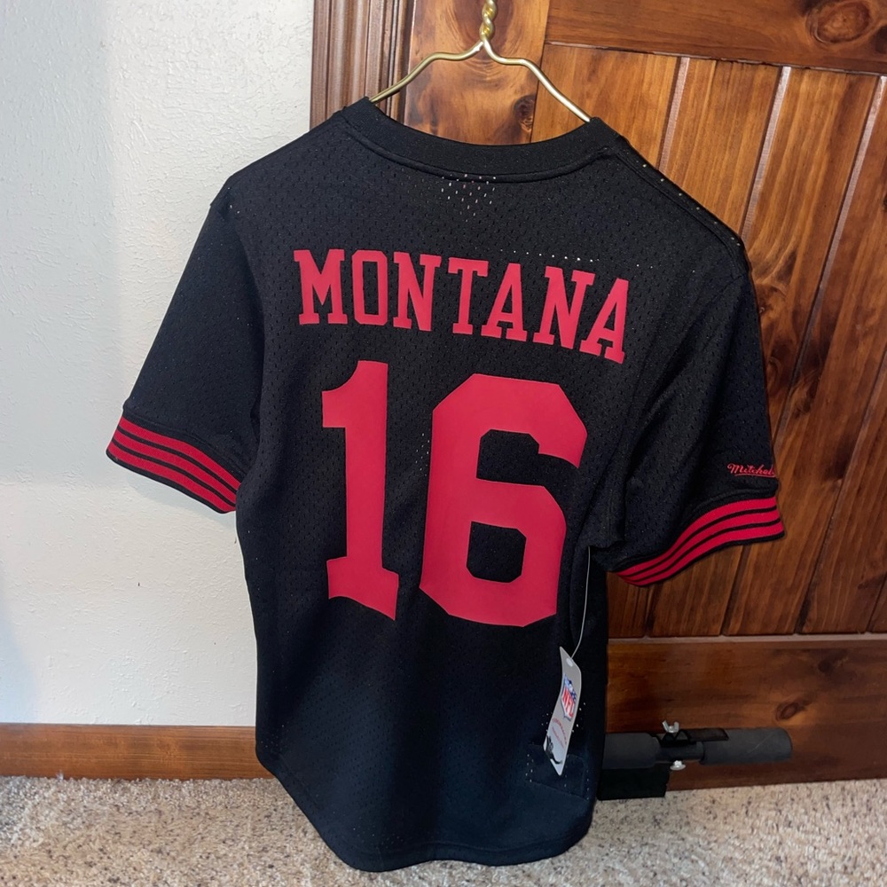 Name And Number Mesh Top San Francisco 49ers 1990 Joe Montana